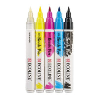 Акварелни пенкала Ecoline Brush Pen Primary - 2