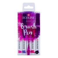 Акварелни пенкала Ecoline Brush Pen Violet - 1