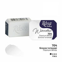 Акварелни бои тава Rosa Gallery 2,5 ml – 704 titánová biela