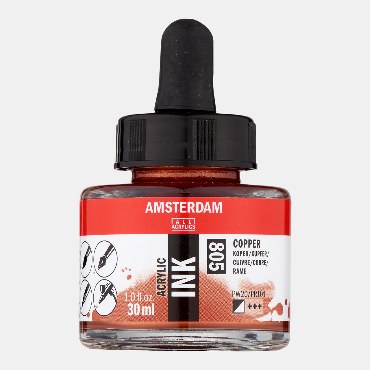 ROYAL TALENS Amsterdam Acrylic Ink акрилно мастило 30 ml – Бакарна