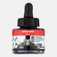 ROYAL TALENS Amsterdam Acrylic Ink акрилно мастило 30 ml – Оксидна црна