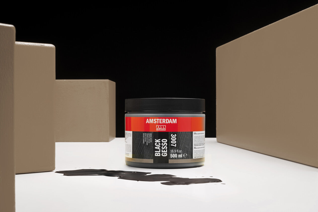 ROYAL TALENS Amsterdam црн акрилен гесо прајмер 500 ml