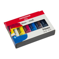 ROYAL TALENS Amsterdam сет акрилни бои Primary 6 x 20 ml