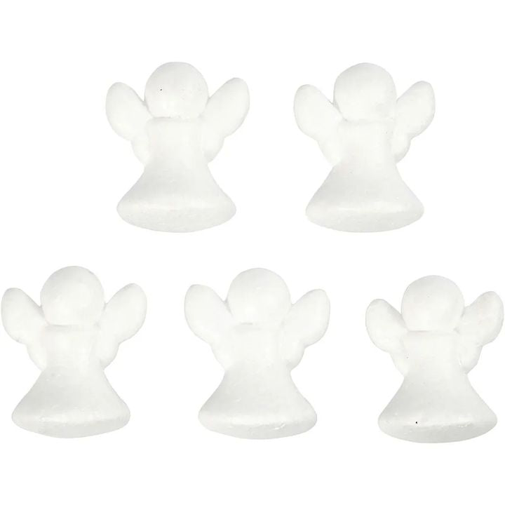 Ангел од стиропор 6 cm 5 парчиња - 2