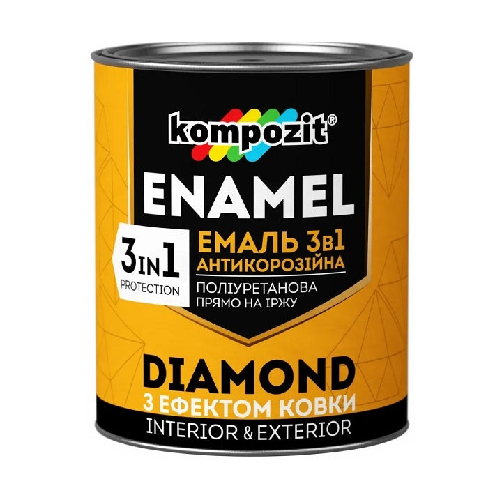 Антикорозивен емајл 3 во 1  KOMPOZIT DIAMOND 0,65 l - 4