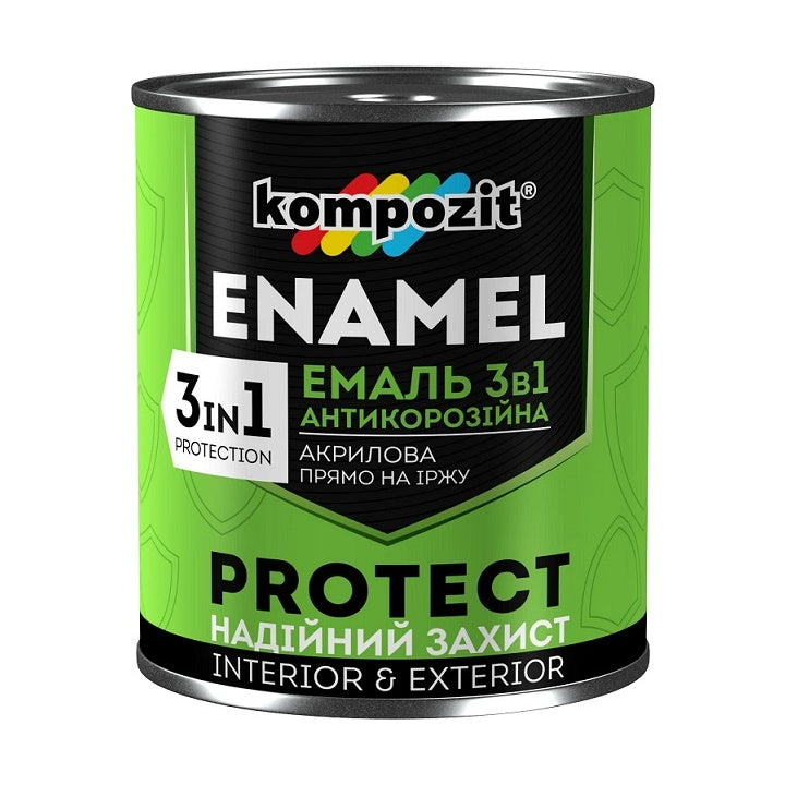 Антикорозивен емајл 3 во 1  KOMPOZIT PROTECT 2,7 kg - 1