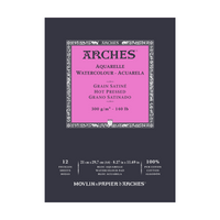 ARCHES акварелен блок мазен HP природно бела 300 g/m² A5 – A3 - 12 листови