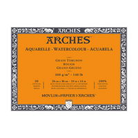 ARCHES акварелен блок Rough природно бела 300 g/m² 10 – 31 cm - 20 листови