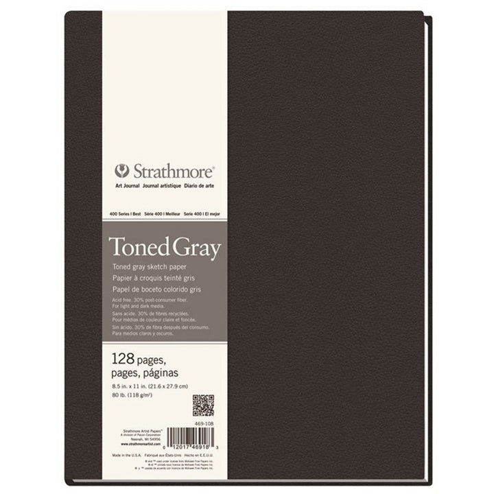 Artbook Strathmore Тонирана хартија Gray тврда корица - 1