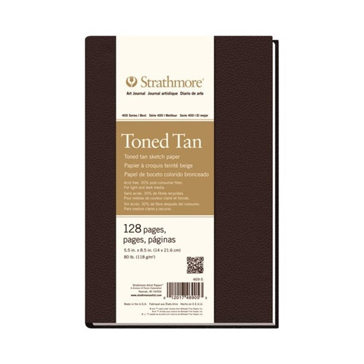 Artbook Strathmore Тонирана хартија Tan тврда корица - 2
