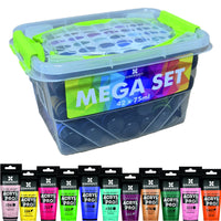 Сет акрилни бои ACRYL PRO Kompozit во кутија - 42 x 75 ml