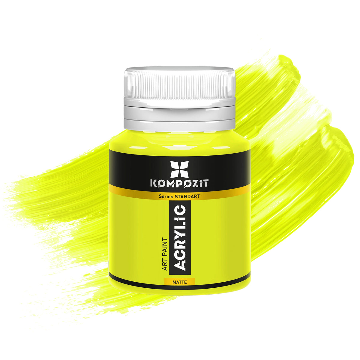 Акрилна боја STANDART Kompozit Fluorescent 20 ml – 111 Флуоресцентна лајм зелена
