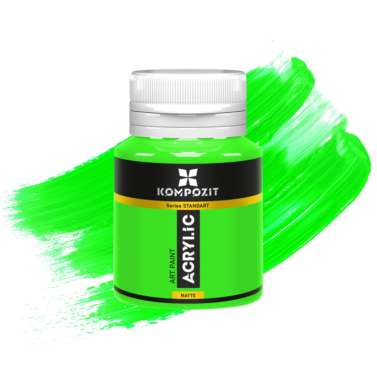 Акрилна боја STANDART Kompozit Fluorescent 20 ml – 112 Флуоресцентна зелена