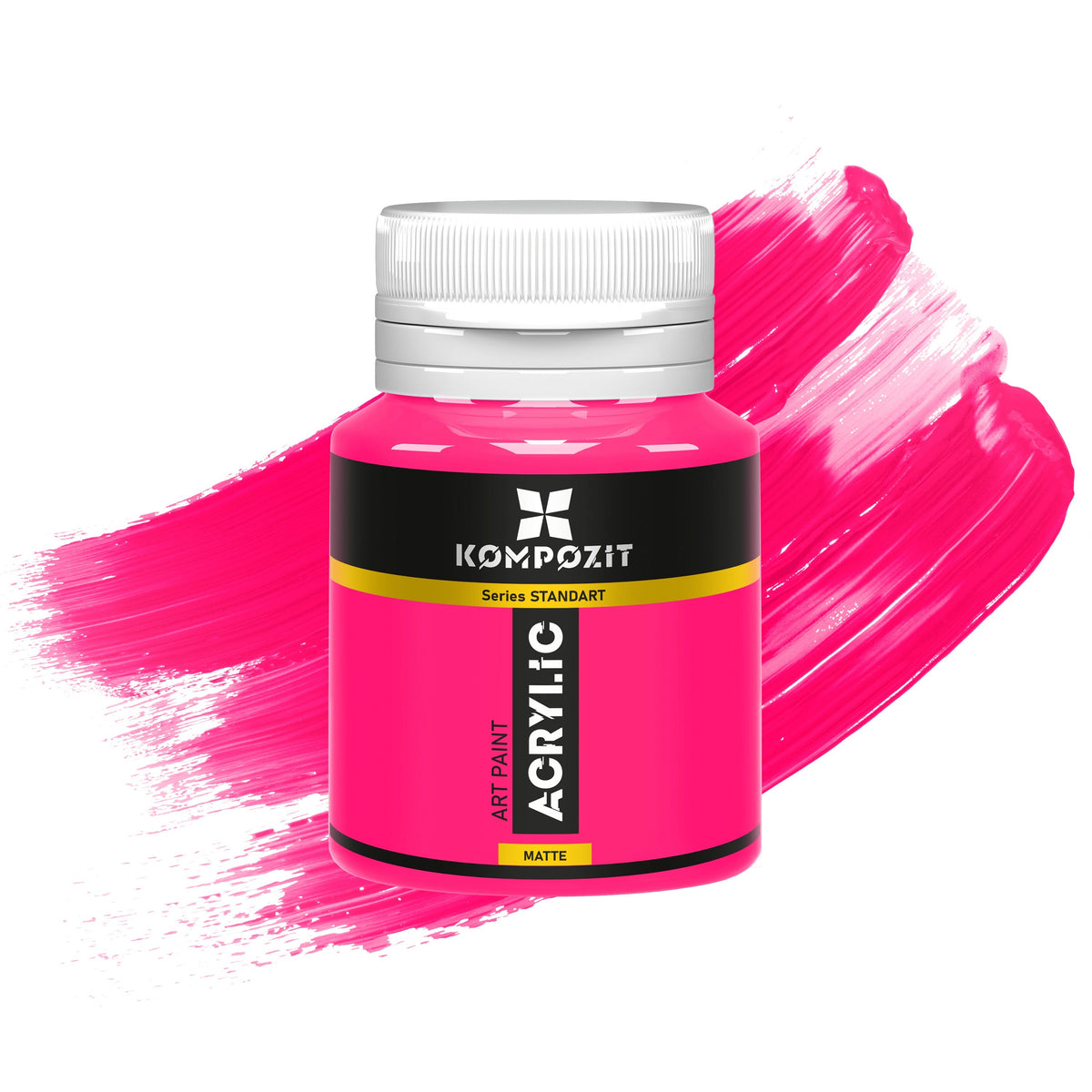 Акрилна боја STANDART Kompozit Fluorescent 20 ml – 114 Флуоресцентна розова