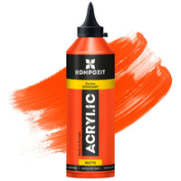 Акрилна боја Kompozit STANDART Fluorescent 500 ml – 113 Флуоресцентна портокалова
