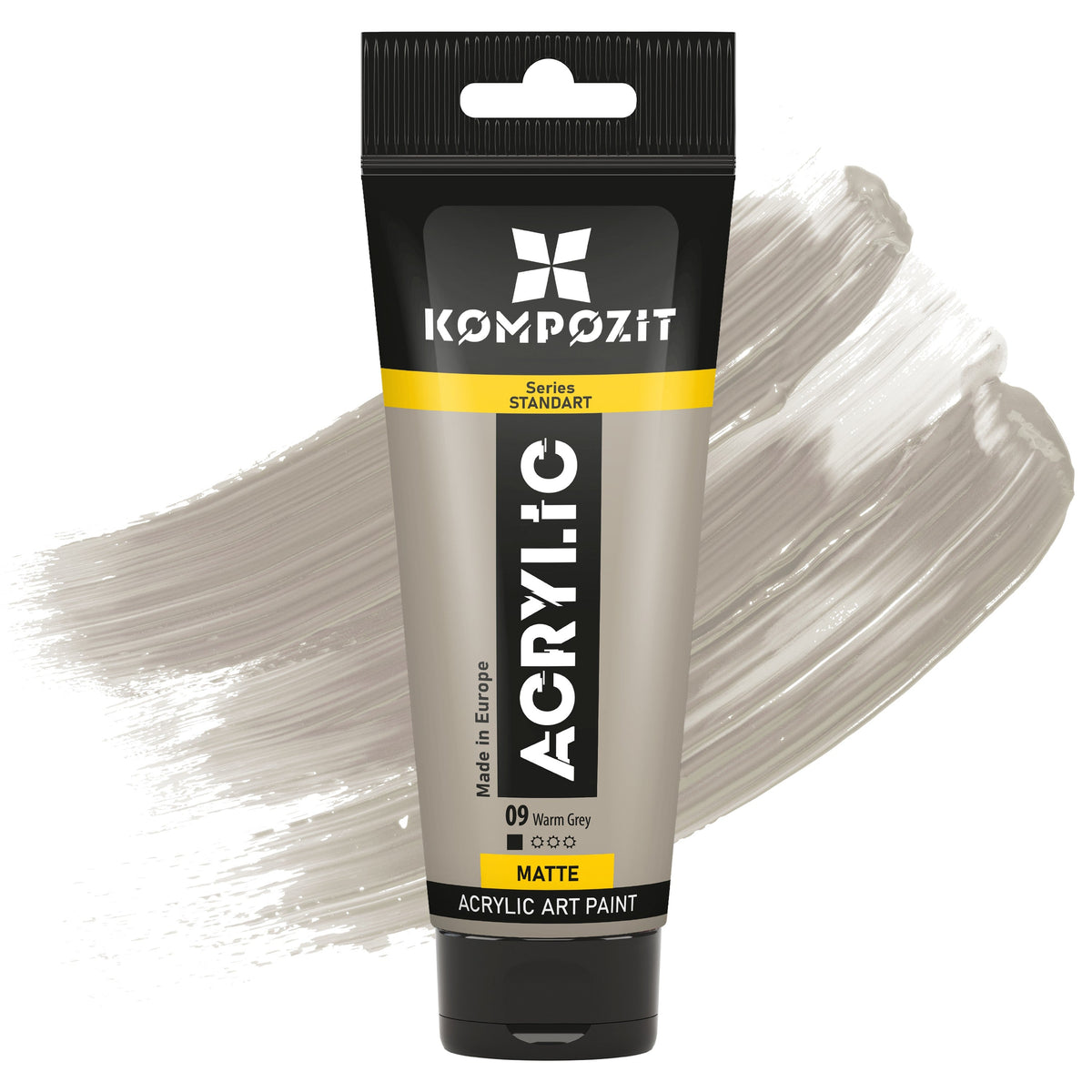 Акрилна боја STANDART Kompozit 75 ml – 09 Топло сива