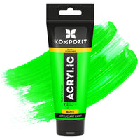 Акрилна боја Kompozit STANDART Fluorescent 75 ml – 112 Флуоресцентна зелена