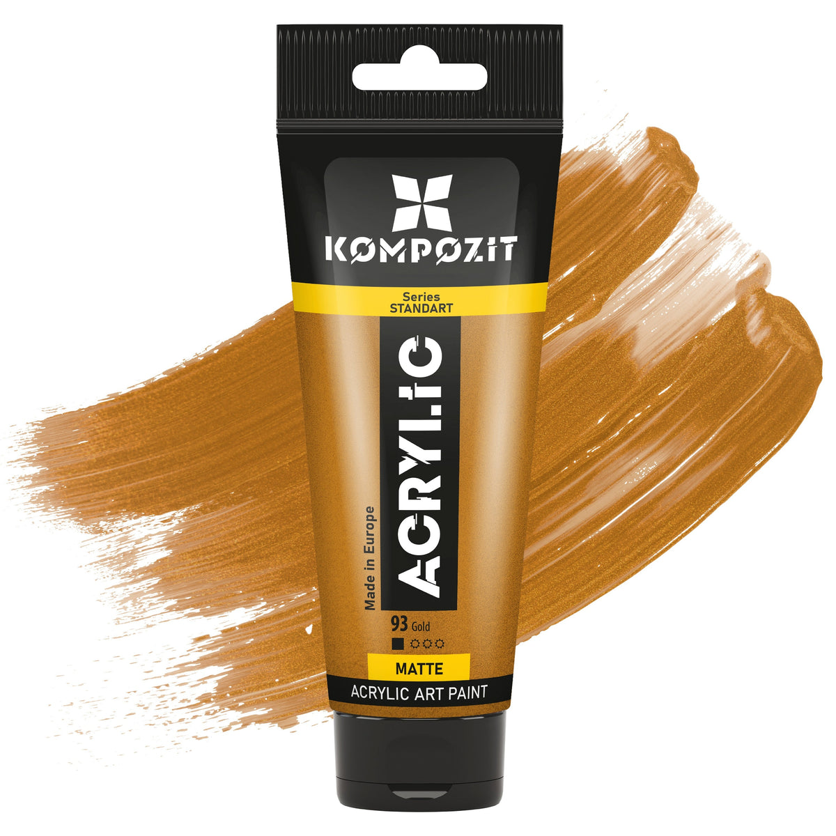 Акрилна боја STANDART Kompozit Metallic 75 ml – 93 Златна