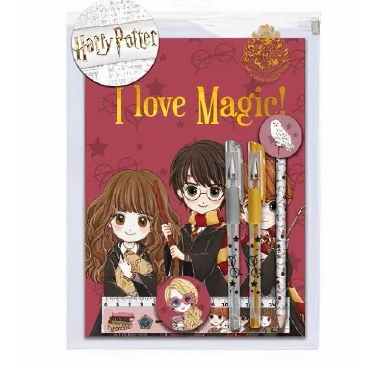 Бележник Harry Potter - сет со додатоци 6 парчиња