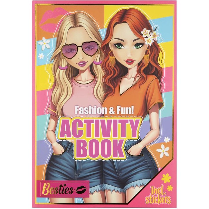 BESTIES Книга со активности A4 - Мода и налепници