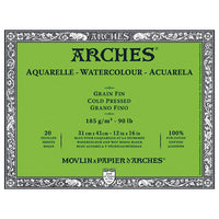 Блок ARCHES® Aquarelle Watercolour Cold Pressed