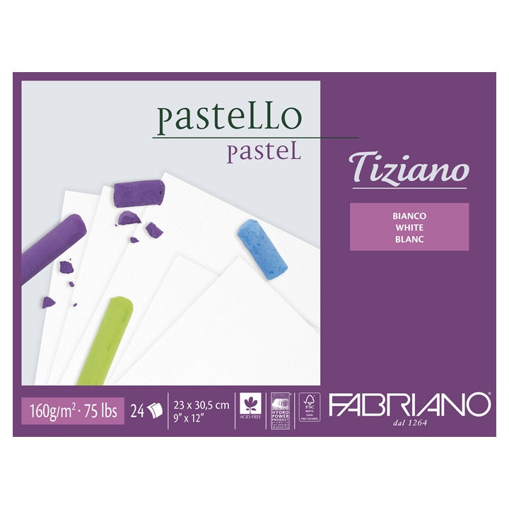 Блок бели хартии за пастел FABRIANO Tiziano - 2