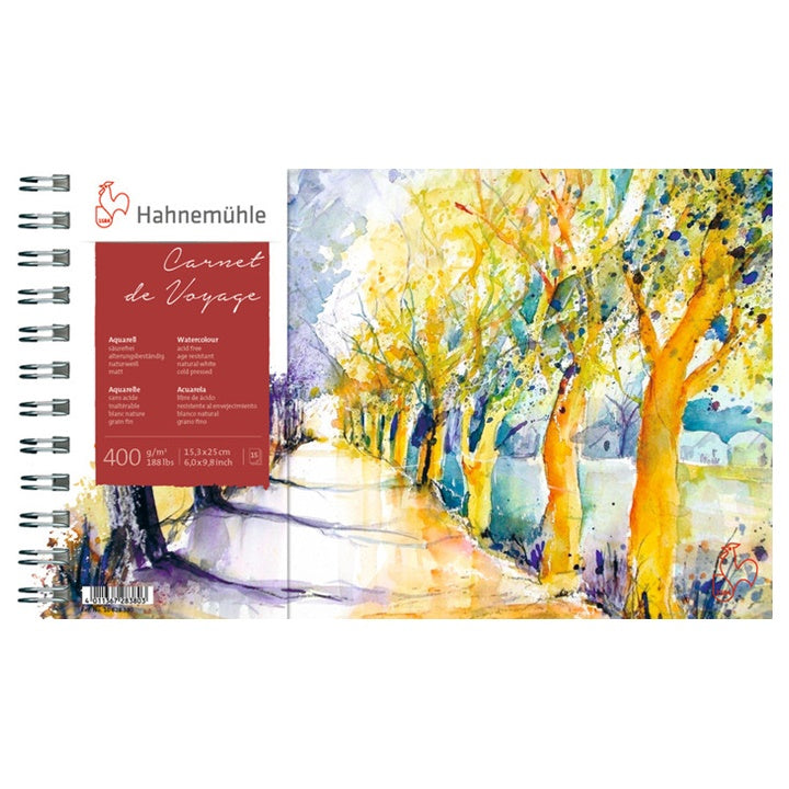 Блок со акварел HAHNEMÜHLE CARNET DE VOYAGE 15,3 x 25 cm - 1