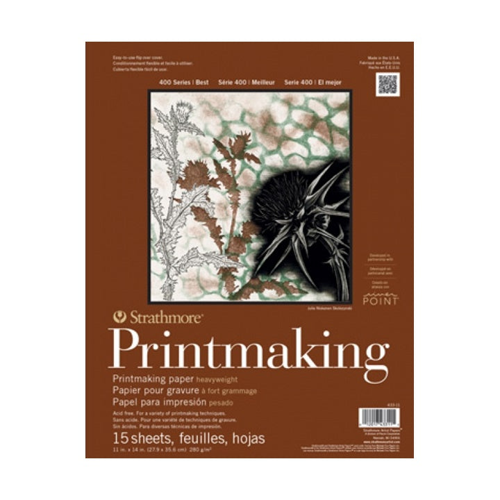 Блок Strathmore Printmaking 20 листови - 20.3 x 25.4 cm
