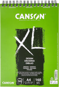Блок за цртање Canson XL Dessin A4 160 g/m² 50 листови спирален повез