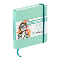 Блок за скицирање DARWI Mint Green 14 x 14 cm, 140 g, 80 листа