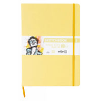 Блок за скицирање DARWI Soft Yellow A4 140 g 80 листови