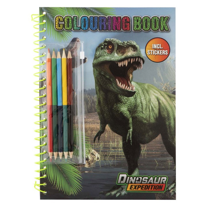 Боенка Dino A4 вклучувајќи налепници и моливи - 1