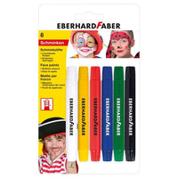 Бои за лице во молив  Eberhard Faber 6 парчиња - тенки - 1
