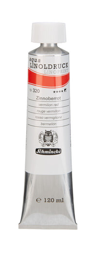 Бои за линорез Schmincke aqua-LINOPRINT 120 ml – 320 Вермилион црвена