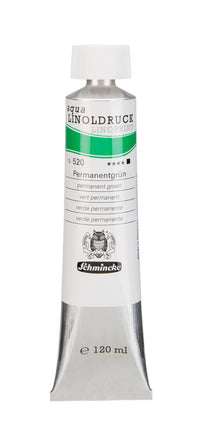 Бои за линорез Schmincke aqua-LINOPRINT 120 ml – 520 Перманентна зелена