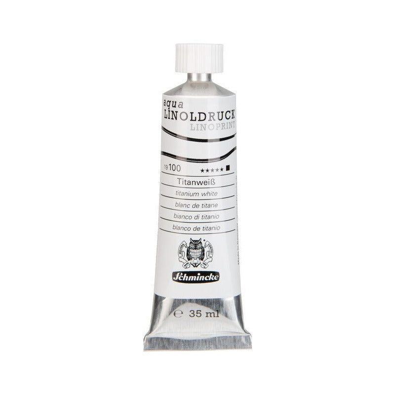 Бои за линорез Schmincke aqua-LINOPRINT 35 ml – 100 Титаниум бела