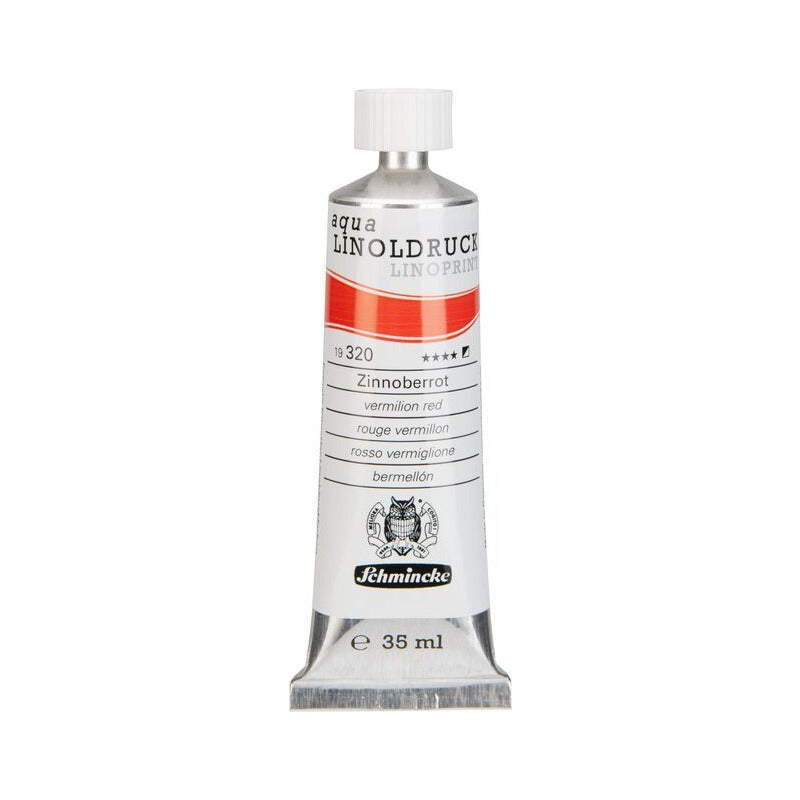 Бои за линорез Schmincke aqua-LINOPRINT 35 ml – 320 Вермилион црвена