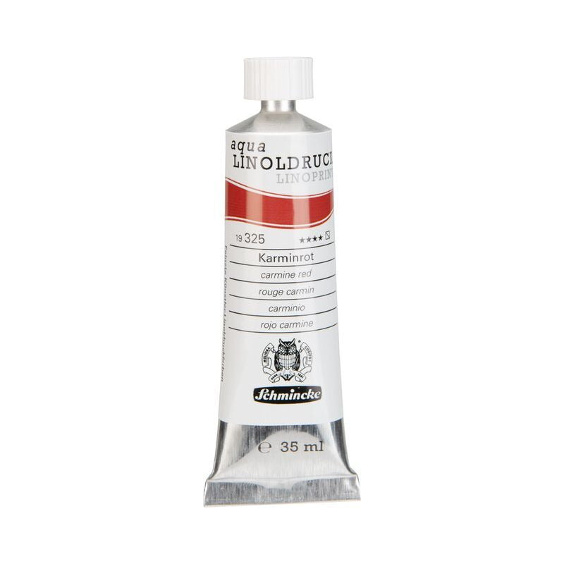 Бои за линорез Schmincke aqua-LINOPRINT 35 ml – 325 Кармин црвена