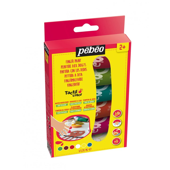 Бои за прсти  Pebeo Tactilcolor 6 x 20 ml - 1