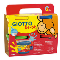 Бои за сликање со прсти GIOTTO be-bè 4 x 150 ml