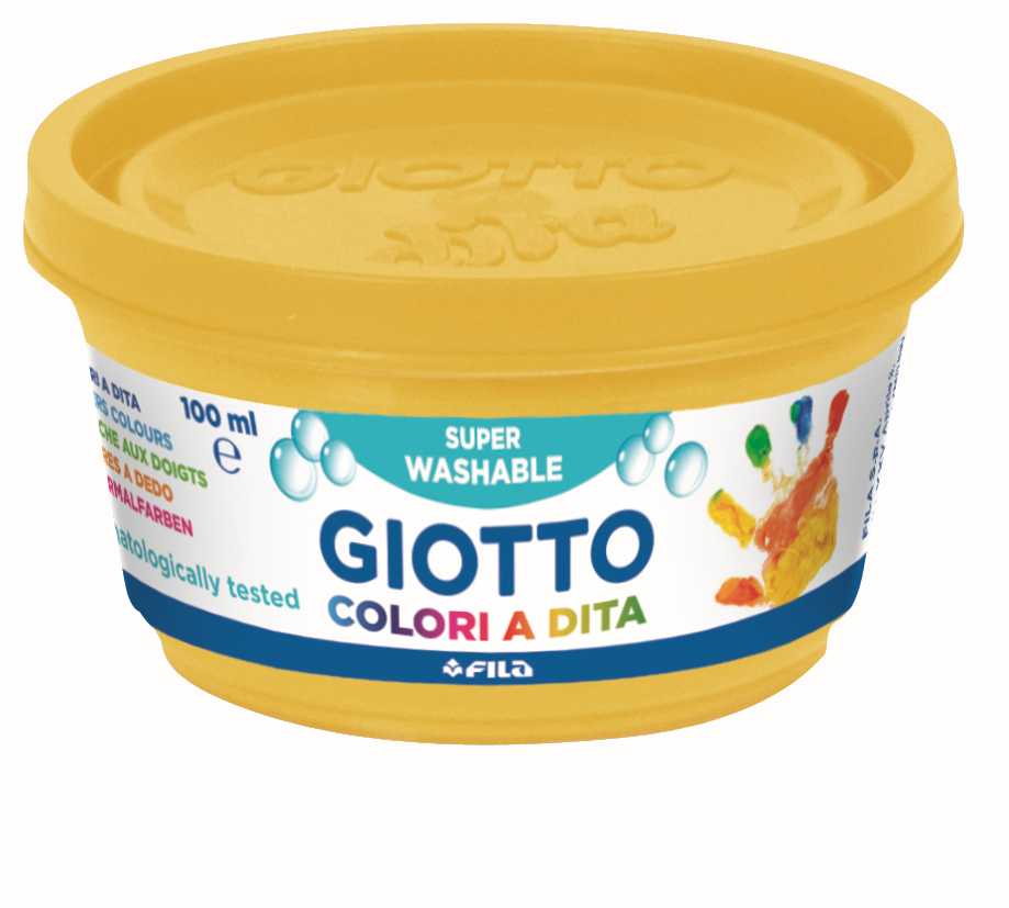 Бои за сликање со прсти GIOTTO Be-Be 6 x 100 ml