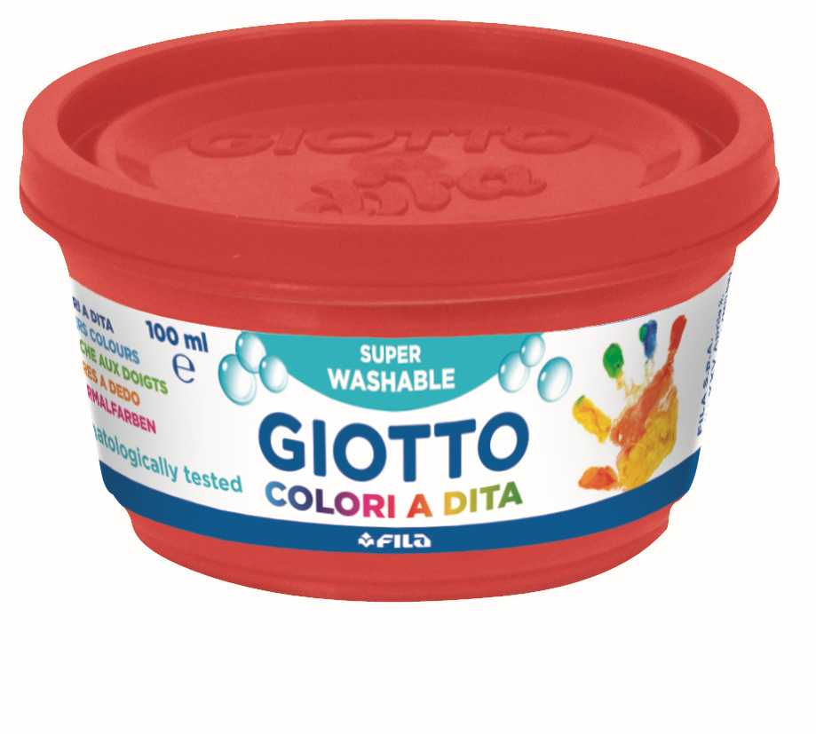 Бои за сликање со прсти GIOTTO Be-Be 6 x 100 ml