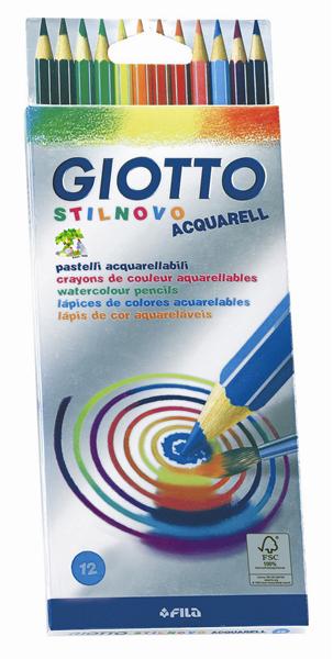 Боици GIOTTO STILNOVO AQUARELL - 12 бои