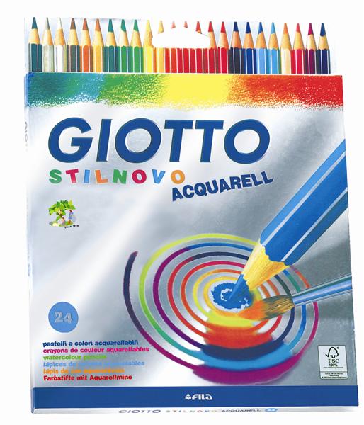 Боици GIOTTO STILNOVO AQUARELL - 24 бои