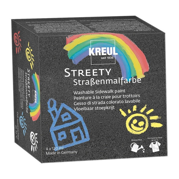 Боја за сликање на тротоар STREETY KREUL - 4 x 120 ml
