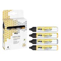 Боја за свеќи Candle pen KREUL - сет glamour 4 x 29 ml - 1