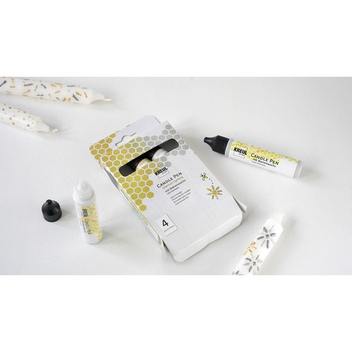 Боја за свеќи Candle pen KREUL - сет glamour 4 x 29 ml - 3