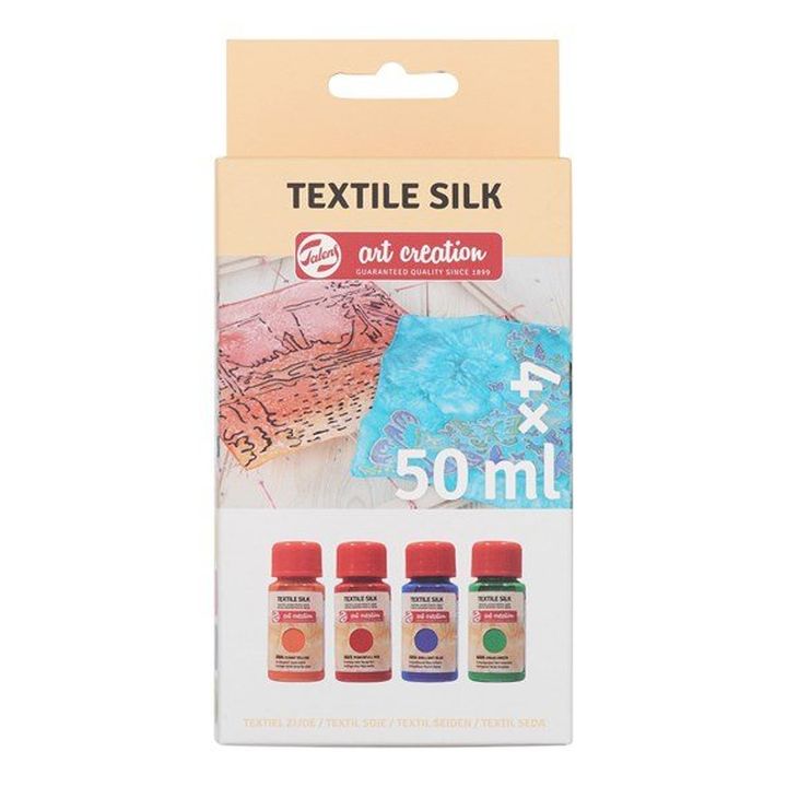 Боја за свила Talens Art Creation Basic - сет 4 x 50 ml
