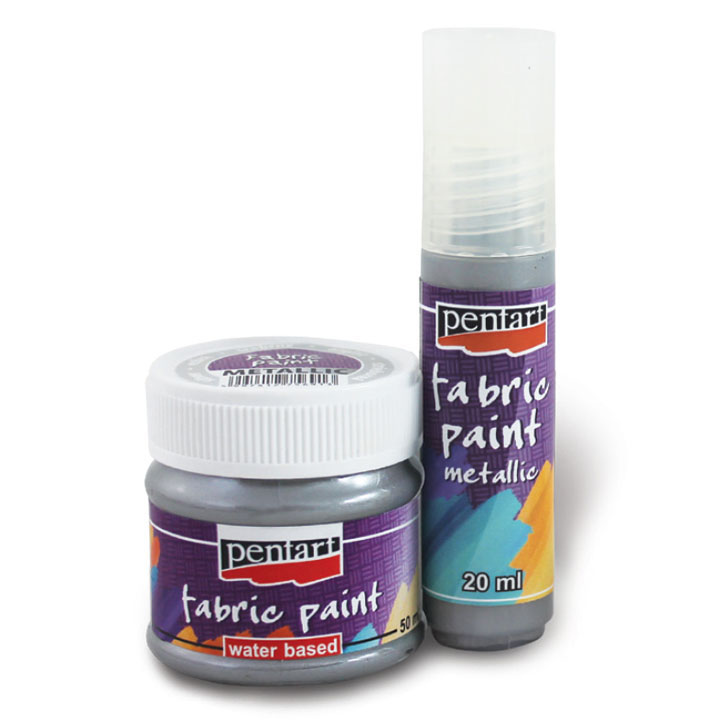 Боја за текстил металик  - 20 ml - 4