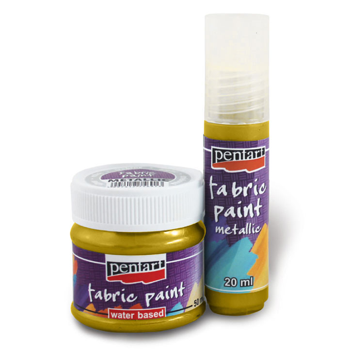 Боја за текстил металик  - 20 ml - 3